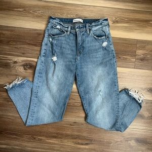 Abercrombie and Fitch boyfriend jeans in medium wash